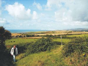 On the island's south coast