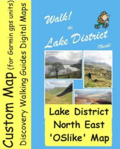 OSlike Map Lake District North East small