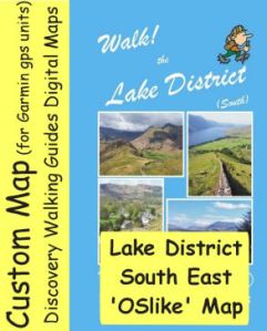 OSlike Map Lake District South East small