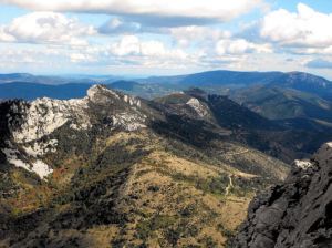On the Peyrepertuse Ridge, Cathar Way