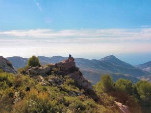 La Axarquia - views from Loma  de las Cuadrillas