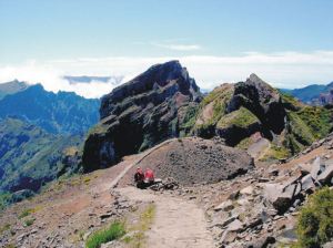 The route to Pico Ruivo
