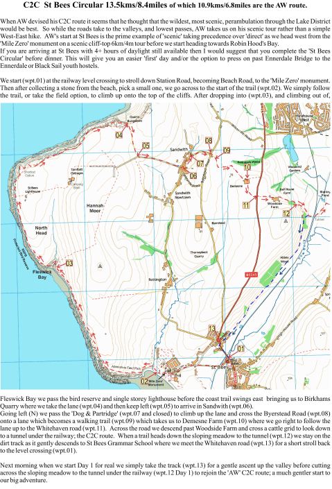 A sample page from the start of the adventure.