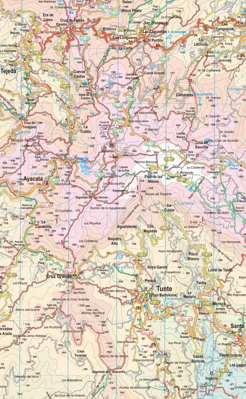Map section, Gran Canaria