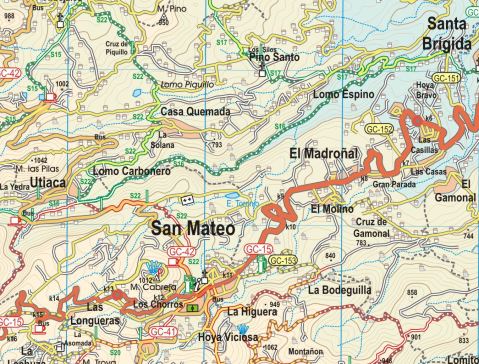 Sample segment, Gran Canaria.