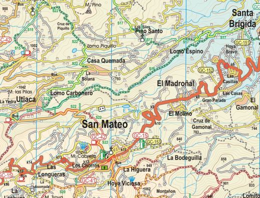 Sample segment, Gran Canaria.