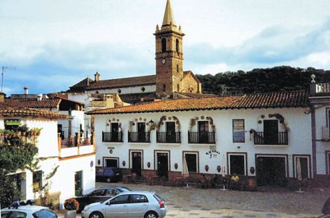 The plaza, Alajar